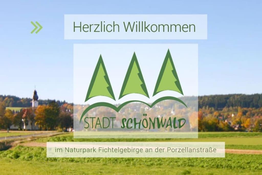 Ferienwohnung Oxana Im Naturpark Fichtelgebirge Schonwald  Buitenkant foto