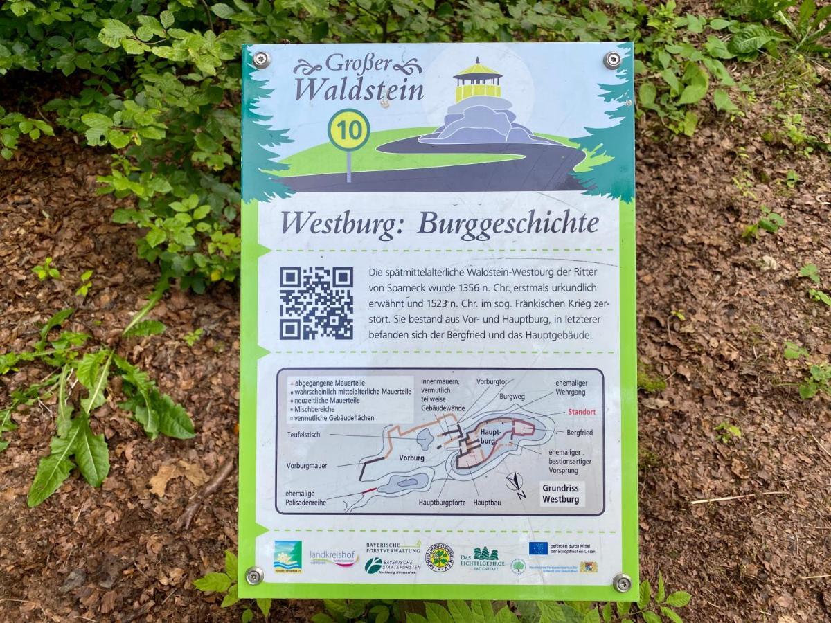 Ferienwohnung Oxana Im Naturpark Fichtelgebirge Schonwald  Buitenkant foto