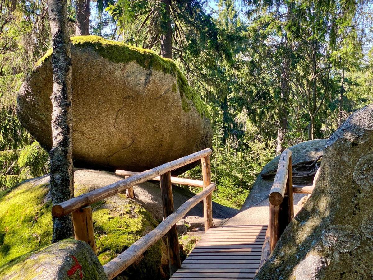 Ferienwohnung Oxana Im Naturpark Fichtelgebirge Schonwald  Buitenkant foto