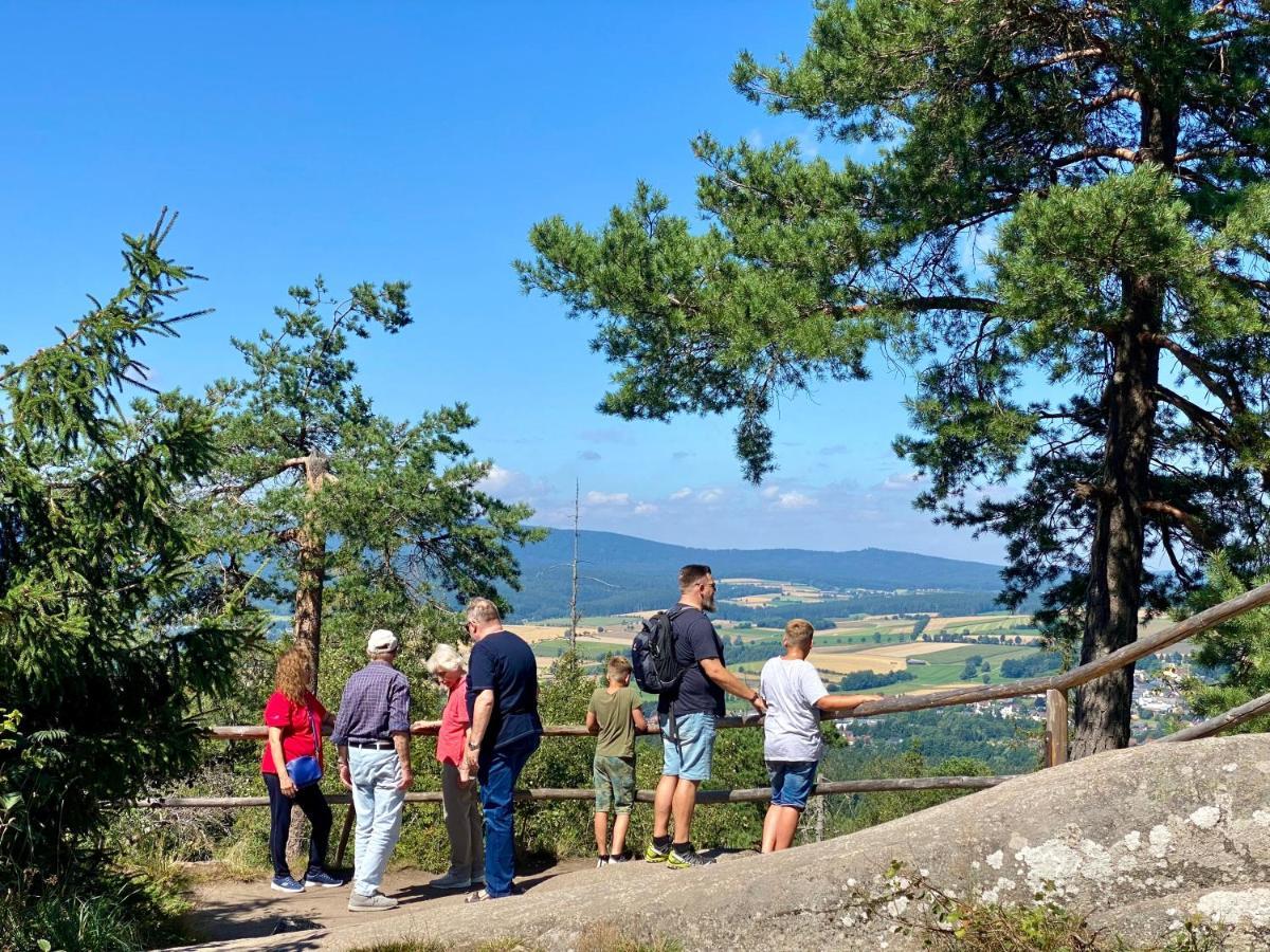 Ferienwohnung Oxana Im Naturpark Fichtelgebirge Schonwald  Buitenkant foto